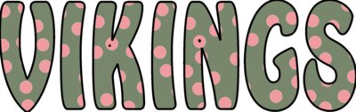Vikings Polka Dots